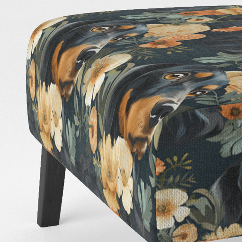 Fauteuil de chambre rembourré Daschund Dog I