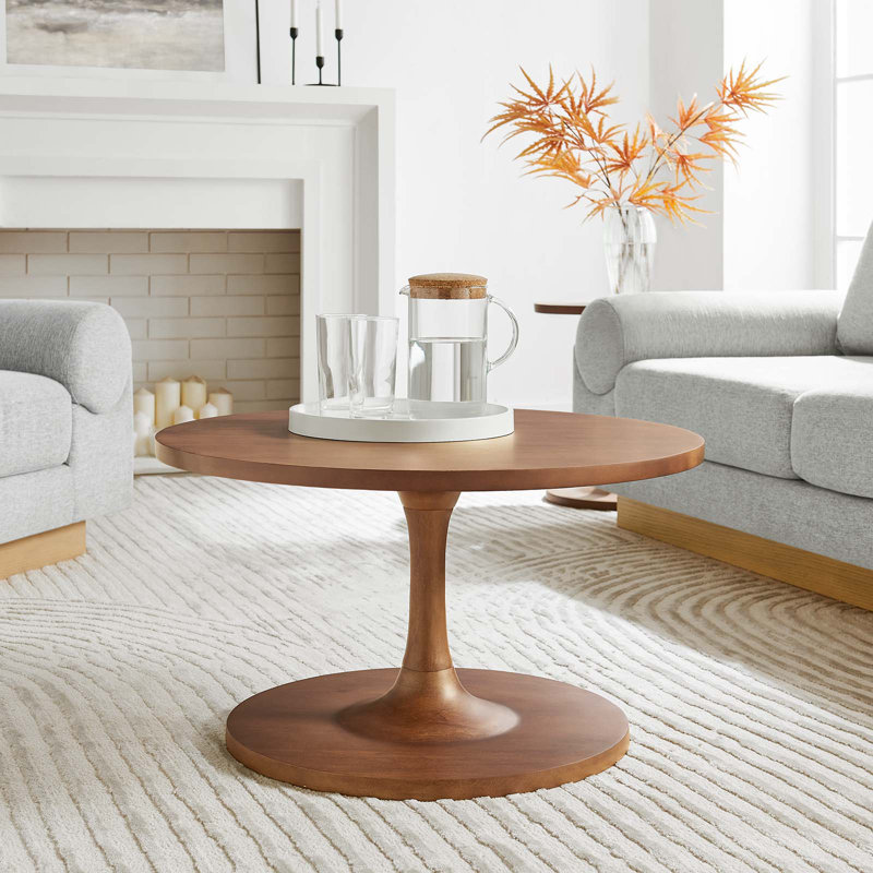 Modway Lina Coffee Table, Walnut