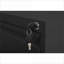 Armoires | Classeur vertical verrouillable à 2 tiroirs, format A4 / format lettre, rangement anti-basculement pour la maison Bureau | Moderne | Noir