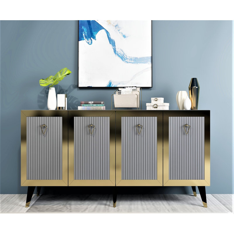 Console, Anthracite/Gold