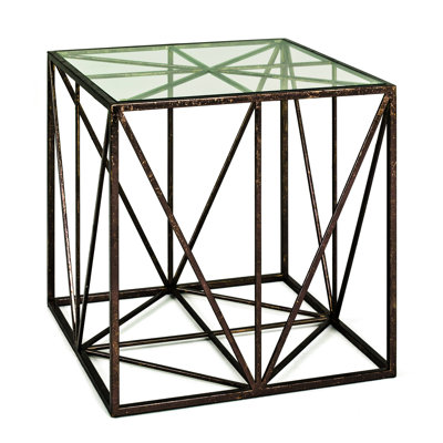 Fontenoy Glass Top End Table