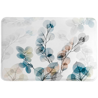 Matha Multi Eucalyptus X-Ray Memory Foam Rug By Laural Home