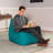 Trule Juniper Premium Faux Leather Classroom Bean Bag Chair-1834417075