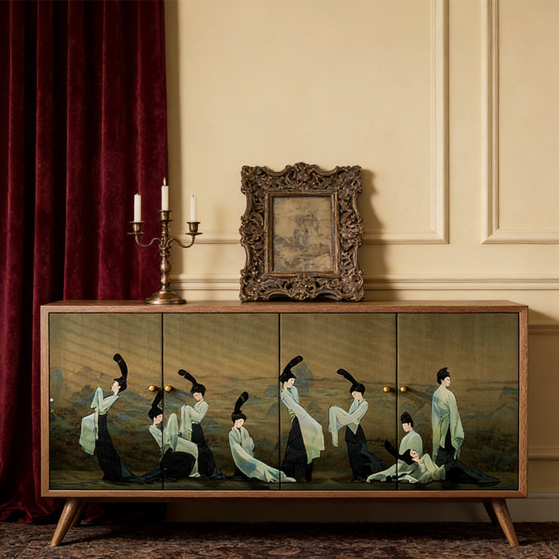 Nouveau buffet style rétro chinois