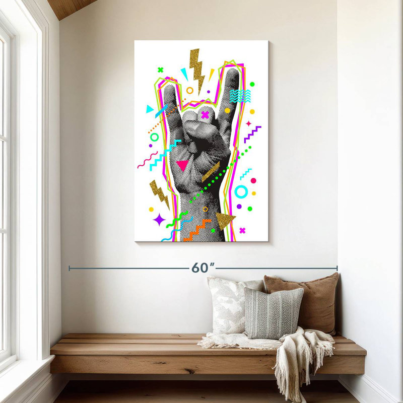 Abarca Rock And Roll Hand, 45" H x 30" W