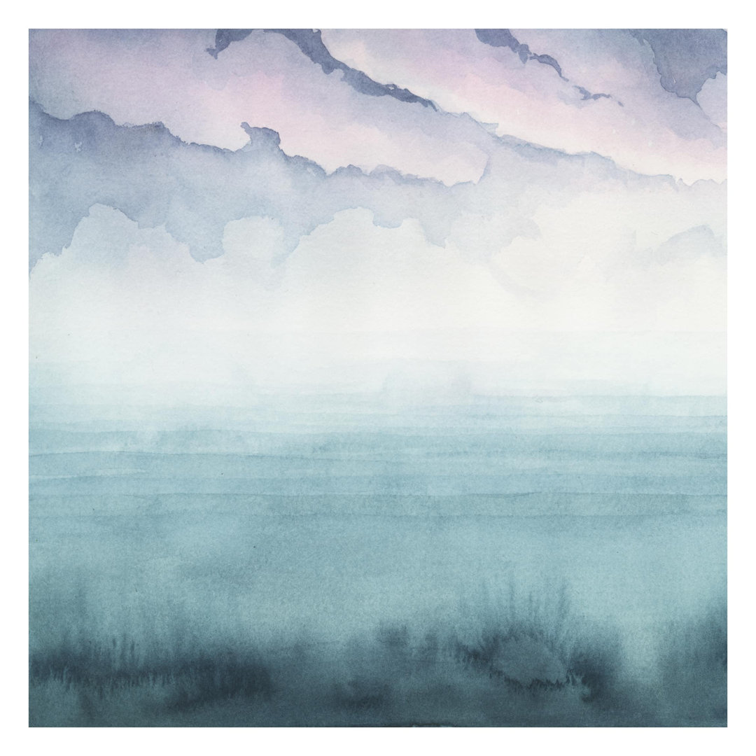 Twilight on the Bay I 2.4m x 2.4m Textured Matte Peel & Stick Wall Mural