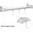 1 Wall Mounted Required Towel Rack