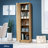 Merton Hall Single-Door Storage Cabinet In Dakota Oak-1073177691