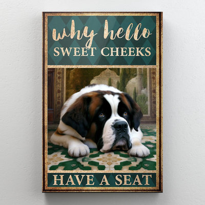 " St Bernard Have A Seat "