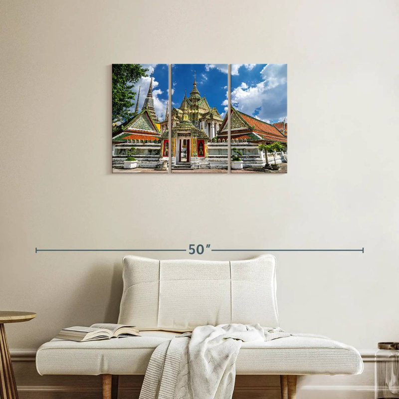 Temple Wat Pho, H 20 po x l 33 po