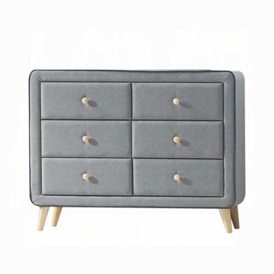 ACME Valda Dresser, Light Gray Fabric