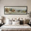 Grande toile murale encadrée - Arbres abstraits neutres et paysage - 60 po x 20 po, 60 po x 30 po-128706097-128706100