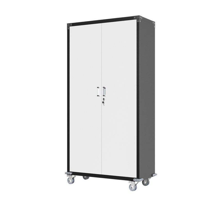 Garage Storage Cabinets With Locking Doors And 4 Adjustable Shelves