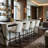 Penlope Upholstered Counter Stool with Steel Frame-314875372