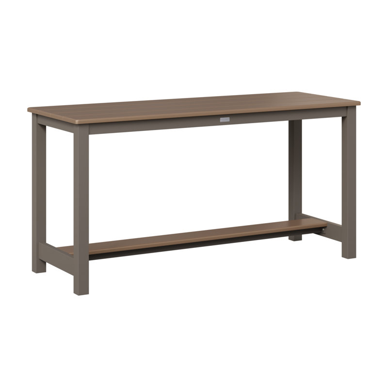 Table de salle à manger Berlin Gardens, Bronze martelé, Graphite