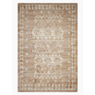 Torbert Hand Woven Flat Weave Kilim Jute Eco-Friendly Solid Area Rugs - 5' x 8', Rectangle, White Beige Color, Oriental Design, Low Pile, Natural Fiber, Outdoor Indoor Handmade Area Rugs for Living Room, Bed Room