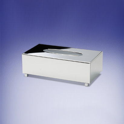 Tissue Box Cover, Chrome