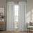 French Pleated Textured Faux Linen Room Darkening Curtains for Bedroom & Living Room Curtains - Single Panel Window Curtains-1909673878-1909673957