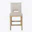 Ensemble de 2 tabourets de comptoir 27 pouces, tissu