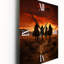 Western Sunset Riders - Horloge murale Western surdimensionnée-1661919781