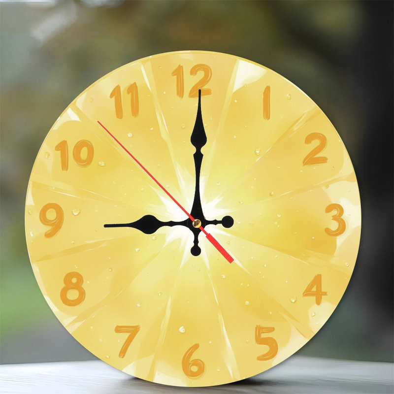 Horloge à fruits avec éclat