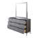 Commode 6 tiroirs avec miroir Ochlocknee