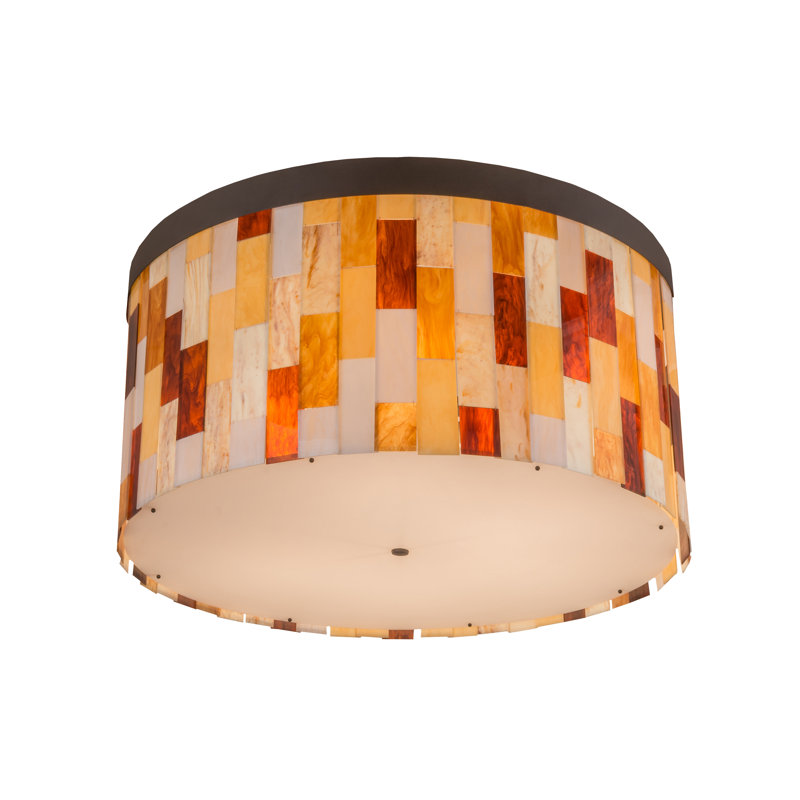 Calico Idalight Flush Mount, 24" H x 47" W x 47" D