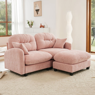 Canapé modulaire en L avec repose-pieds Cloud