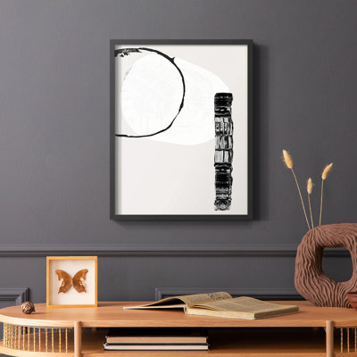 Zen Shapes II Framed Print - Solid Wood
