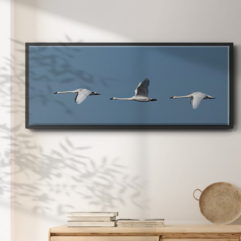 «Wing Up Wing Down», toile encadrée, H 12 po x l 30 po