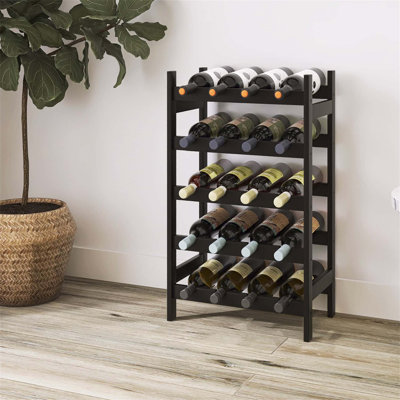 Bhavika Wine Bottle Rack Black