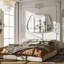 Decorative Asymmetrical Deep Metal Framed Mirror-903618558-903618559
