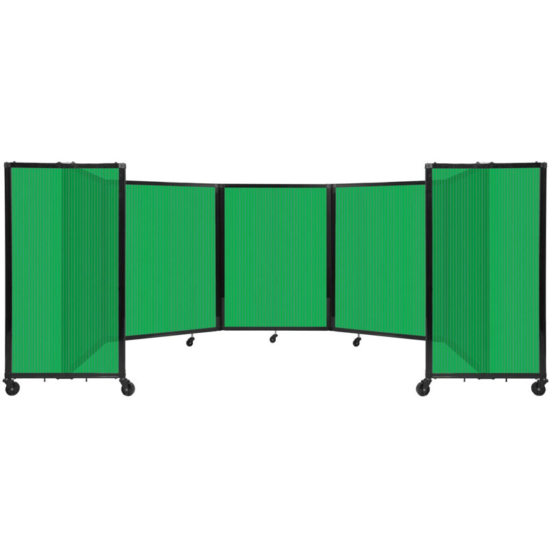 Cloison murale en polycarbonate 360, H 48 po x l 168 po, Vert
