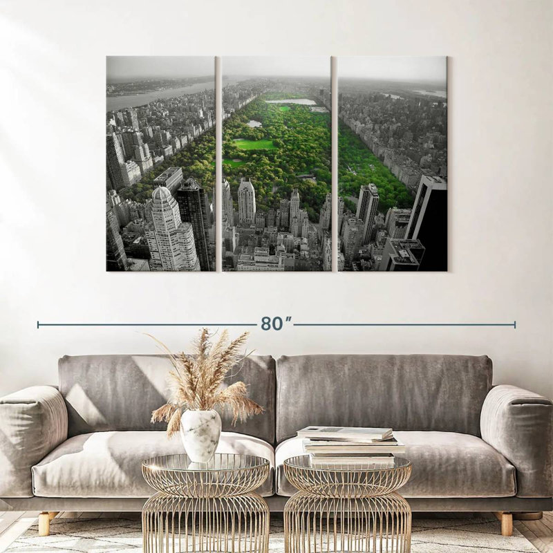 Impression sur toile Central Park Pop, H 57 po x l 36 po x P 1,25 po