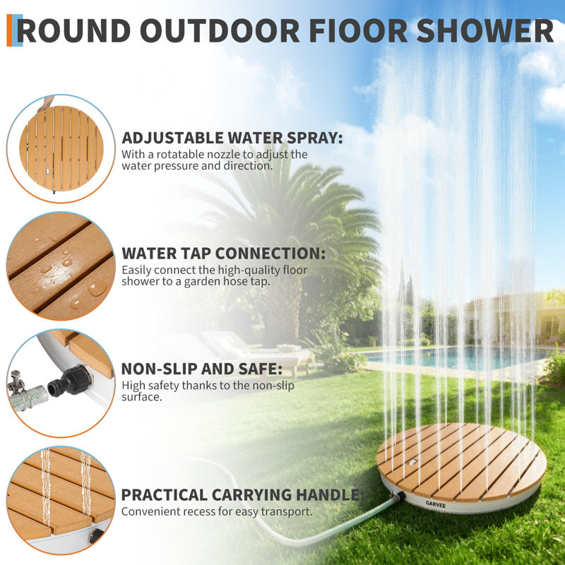 Outdoor Wood Fountain