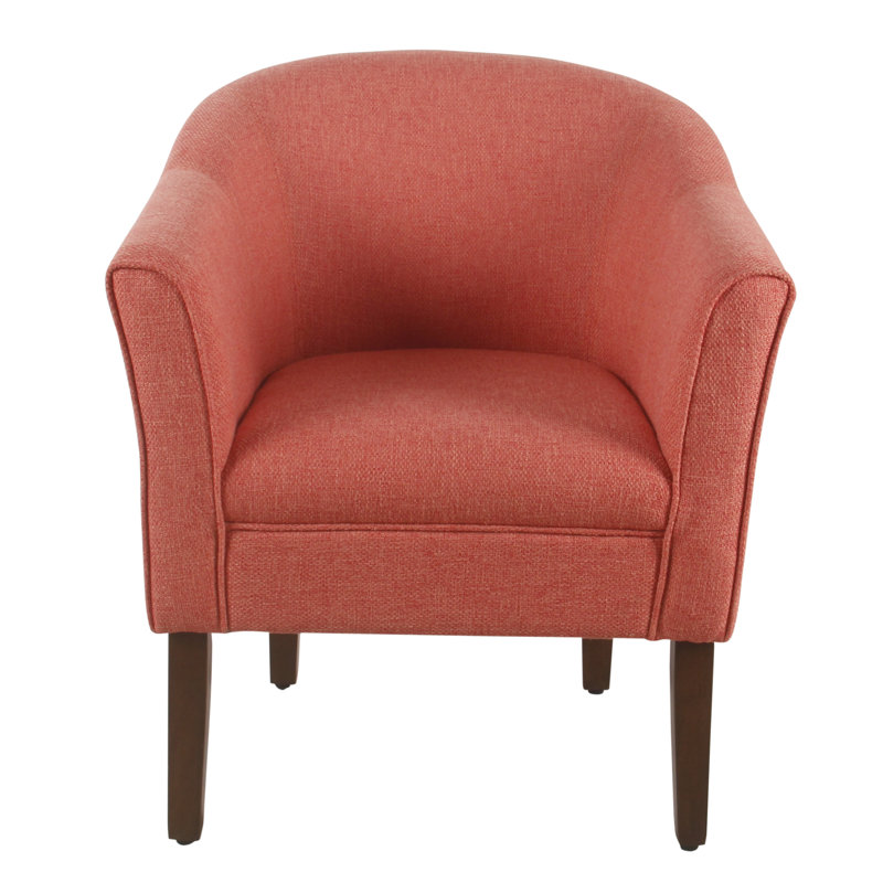 Fauteuil de 28 po de largeur Causey, Orange texturé