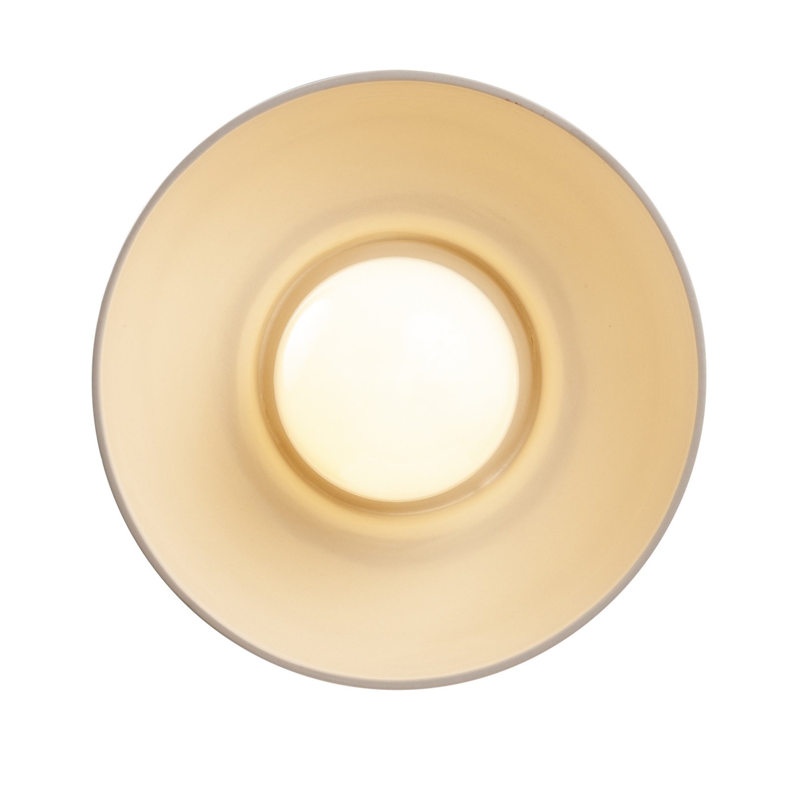 Rana Single Light Dimmable Ceramic Sconce, Matte White