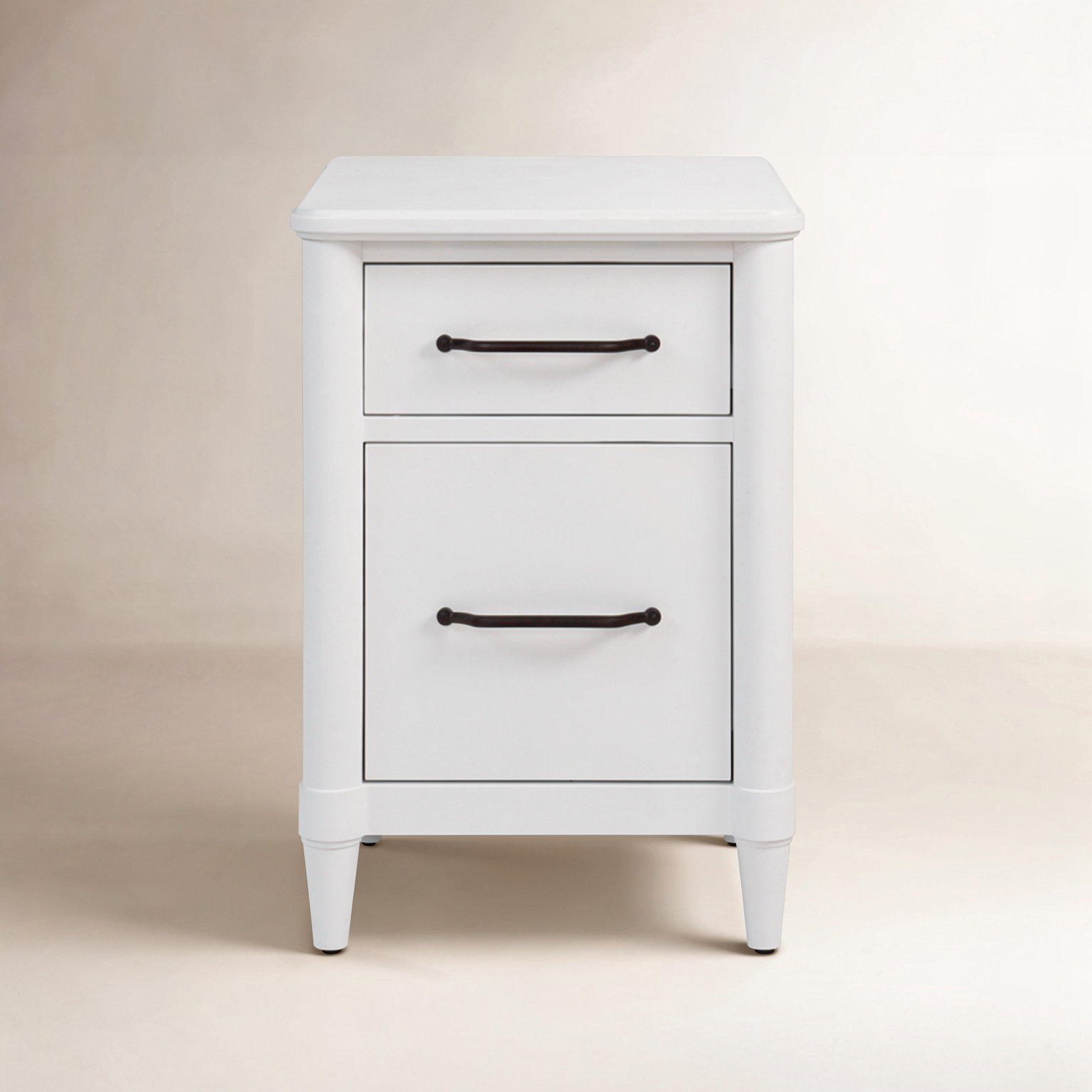 Sabrina Filing Cabinet, White