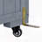 60.2" Outdoor Kitchen Island with Wheels – Stainless Steel Top, Wine Rack-1686148384