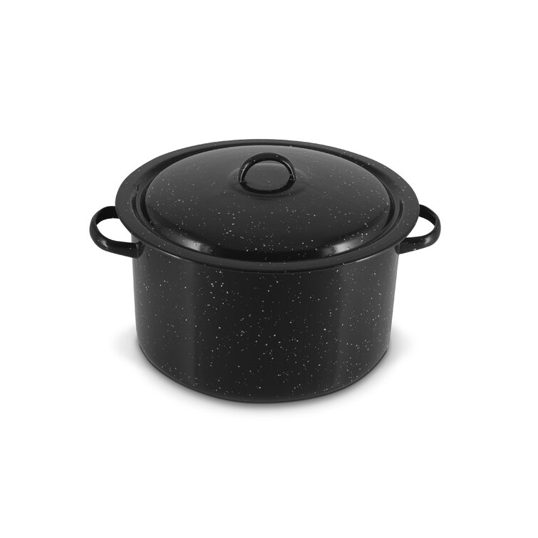 Chef Classic Enamel on Steel Cookware 12 Quart Stockpot with Cover 