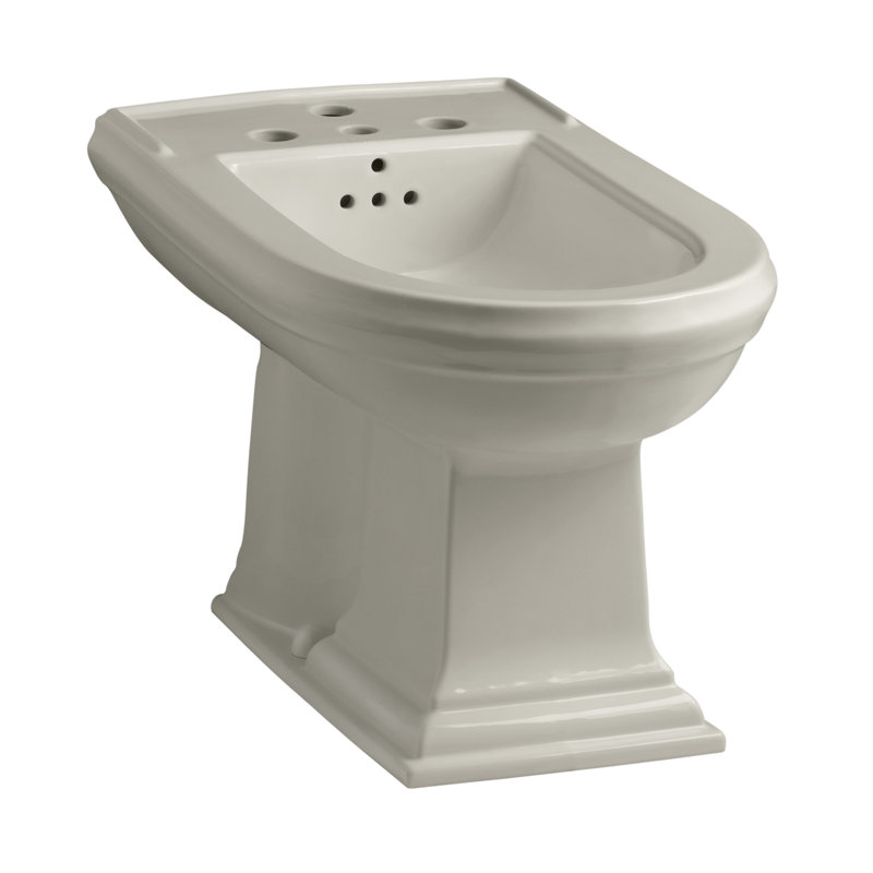 Memoirs Vertical Spray Bidet with 4 Faucet Holes, Sandbar