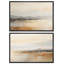 Minimal Landscape Calm Lake Waters and Distant Mountains Rustic 2 - Pièces-100135919-100135923