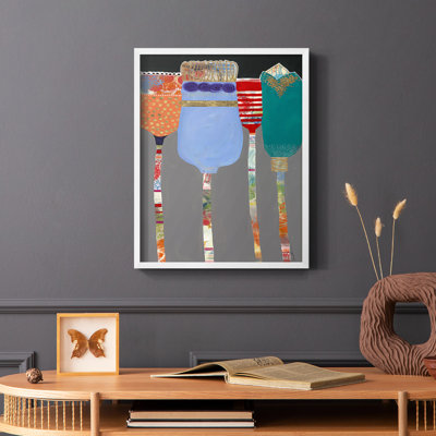Tall Tulips Framed Print - Solid Wood