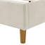Structure de lit tapissier pour grand lit