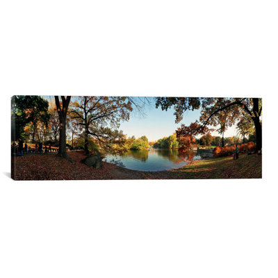 360-degree View Of An Urban Park, Central Park, Manhattan, New York City, New York State, USA #2 by Panoramic Images - Panoramic Gallery-Wrapped Canvas Giclée on Canvas