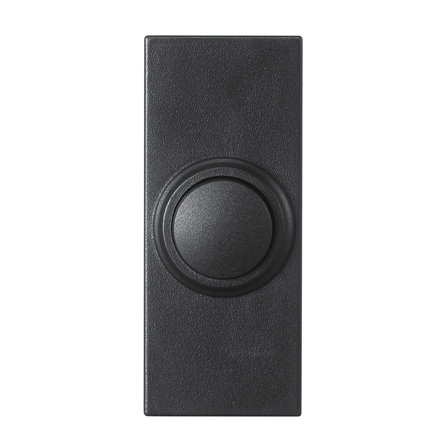 Symple Stuff Heath Zenith Black Plastic Wireless Push Button Doorbell