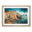 Riomaggiore Cinque Terre in Italy in Abstract - Framed Print-55758847-55758844