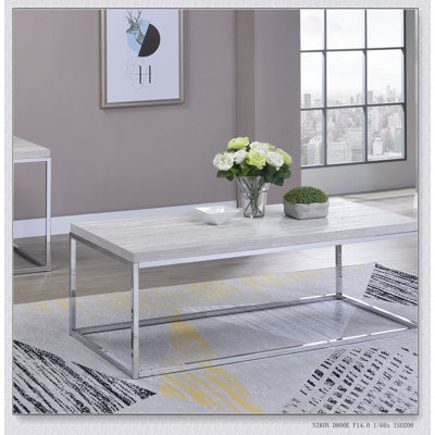 Light Oak Coffee Table with Open Base Practical, modern design, high quality materials, living room center