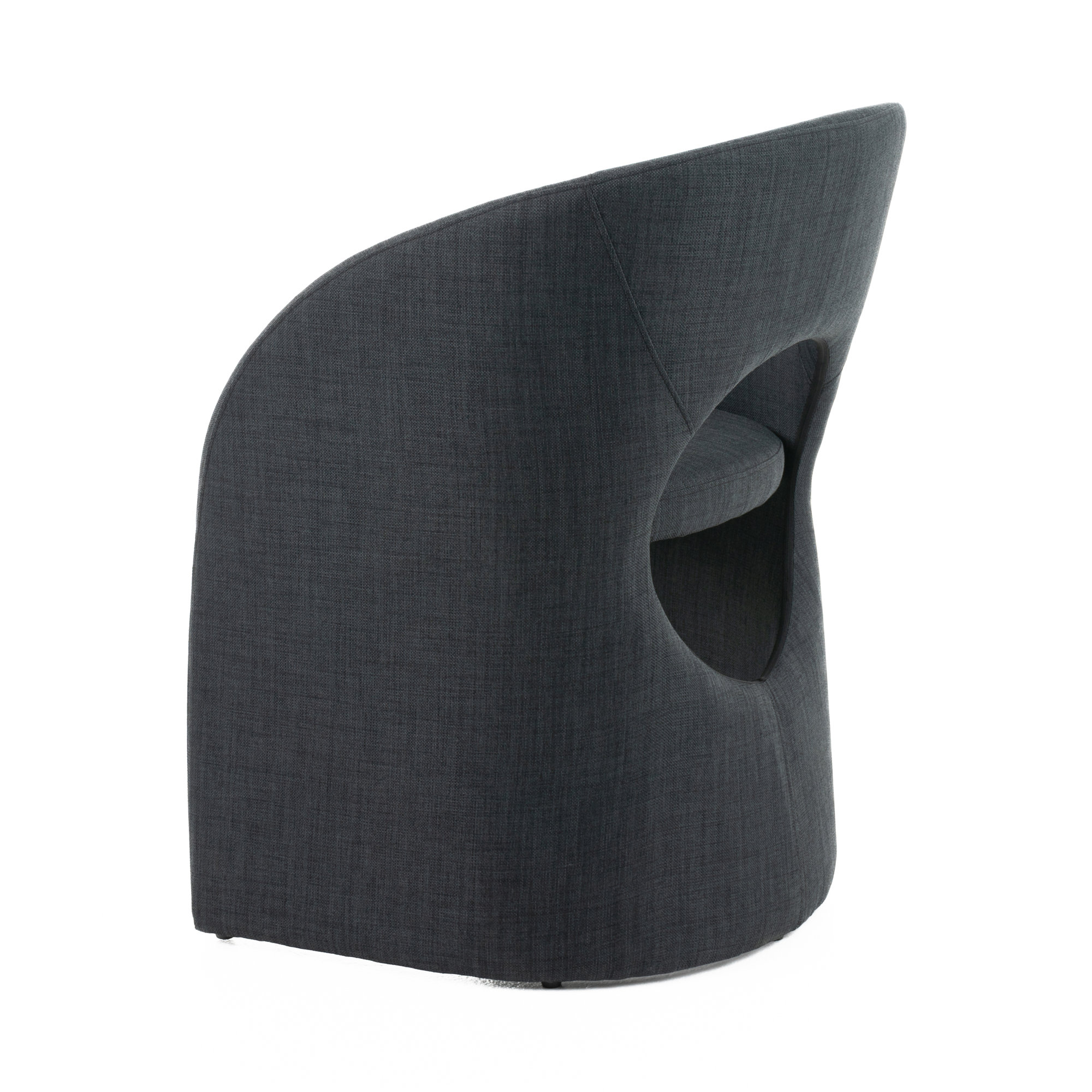 Hama Fully Upholstered Arm Chair, Charcoal