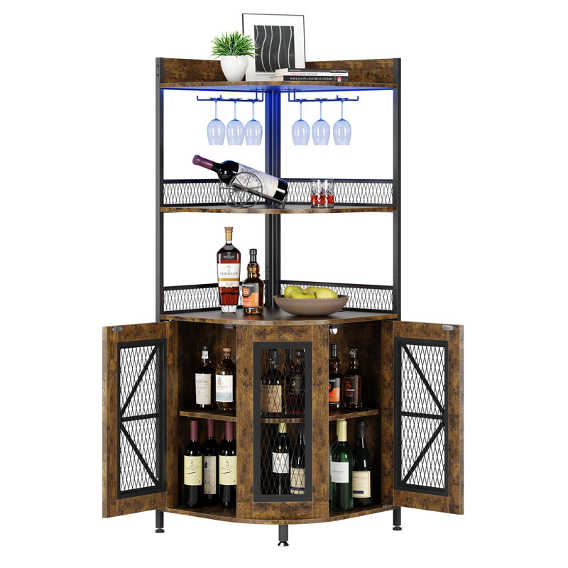 Gereld 26'' Bar Cabinet, Brown